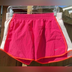 Nike Pink and Orange Athletic Shorts Lightweight Moisture-Wicking